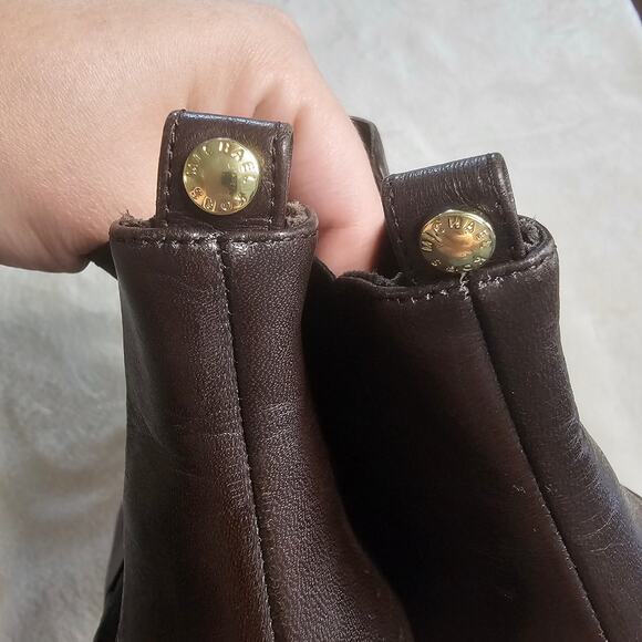 MICHAEL Michael Kors Women's Asbury Ankle Bootie Stiletto Size 8.5 Brown - Picture 9 of 12